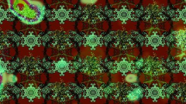 Renkli Yaz Temalı eskiz kalıbı. Modaya uygun kumaş deseni. Sevimli çiçek raster deseni. Düz Çiçek Elementleri Tasarımı.