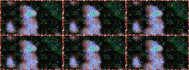 Raster Henna dövme stili. Etnik Mandala süsü. Kızılderili desenli desenli desenli şal deseni. Tekstil, tebrik kartı, boyama kitabı, telefon kılıfı baskısı için kullanılabilir.