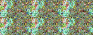 Raster çiçekli arka plan. Renkli Yaz Temalı Kusursuz Arkaplan. Güzel, pürüzsüz bir desen. Düz Çiçek Elementleri Tasarımı. Güzel kumaş deseni. Yazdır.