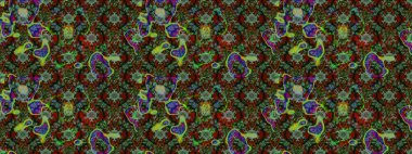 Çiçekli çiçek deseni, suluboya. Raster deseni. Küçük çiçekte güzel bir çiçek deseni..