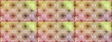 Küçük çiçekteki sevimli çiçek deseni. Raster illüstrasyonu. Çiçekler bej ve nötr renklerde.