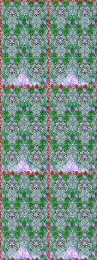 Renkli Yaz Temalı Kusursuz Arkaplan. Sevimli çiçek raster deseni. Modaya uygun kumaş deseni. Düz Çiçek Elementleri Tasarımı.