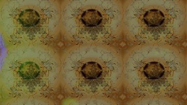 Düz Çiçek Elementleri Tasarımı. Renkli Bahar Teması eskiz kalıbı. Parlak arkaplan eskiz desenli çiçekli fantezi tasarımı.