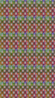 Renkli Bahar Tema dikişsiz desen Arka Plan. Süslü kumaş deseni. Raster illüstrasyon Dikişsiz Çiçek Desen. Yassı Çiçek Elemanları Tasarımı.