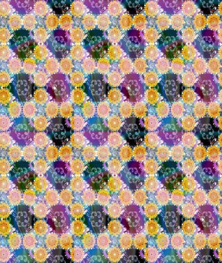 Raster Yumuşak kumaş deseni. Klasik taslak çizimi. Raster çiçek izi. Çiçekli bej çizim deseni.