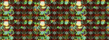 Motley illüstrasyonu. Küçük çiçekte güzel bir desen. Çiçekli yaz çiçekleri. Moda baskıları için zarif bir şablon. Küçük renkli çiçekler. Çizim.