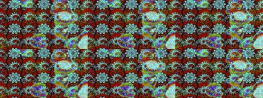 Renkli Bahar Teması eskiz kalıbı. Çiçek desenli eskiz, yaz çiçekleri. Renkli çiçekler. Düz Çiçek Elementleri Tasarımı.