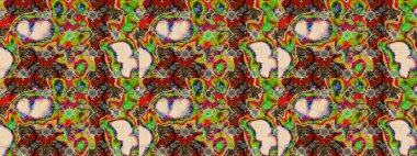 Elle boyanmış suluboya resim çizimleri, çiçekler ve bitkiler. Renkli çiçekler.