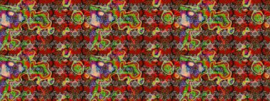 Çiçek deseni. Raster illüstrasyonu. Şatafatlı bahar bahçesi dokusu. Çiçek çizimi arkaplanı.