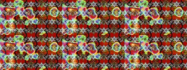 Düz Çiçek Elementleri Tasarımı. Gri renkli çiçekler. Sevimli çiçek raster deseni. Renkli Bahar Teması çizim şablonu.