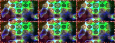 Raster. Colour Spring Theme seamless pattern Background. Flat Flower Elements Design.