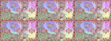 Çiçekle kusursuz desen. Tarafsız ve gri renklerde çiçekler. Düz Çiçek Elementleri Tasarımı. Renkli Bahar Teması Kusursuz Arkaplan.