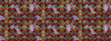 Renkli Bahar Teması eskiz kalıbı. Raster illüstrasyonundaki çiçek desenli çizim. Gri ve kahverengi renkli çiçekler. Düz Çiçek Elementleri Tasarımı.