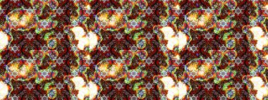 Bahar mevsimi. Raster güzel bir çiçek deseni çizmiş. Tatil havası. Nazik romantik baskı.