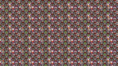 Moda baskıları için zarif bir şablon. Küçük çiçekte güzel bir desen. Küçük renkli çiçekler. Çiçekli bahar çiçekleri. Motley illüstrasyonu. Çizim.