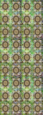 Barok tarzında kusursuz bir doğulu süsü. Raster geleneksel altın pürüzsüz desen gri renklerde.