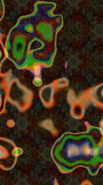 Modern stil dokusu. Çiçek desenli raster, çizgi grafik desenli soyut raster arkaplan.