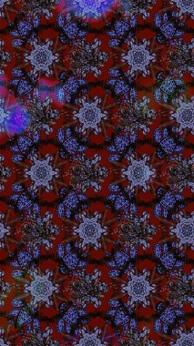 El çizimi çiçek çizimi deseni (fayans). Tekstil için suluboya eskiz deseni. Şirin çiçekli, desenli, rengarenk çizim deseni.