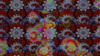 Sevimli çiçek raster deseni. Gri ve kahverengi renkli çiçekler. Renkli Yaz Temalı eskiz kalıbı. Düz Çiçek Elementleri Tasarımı.