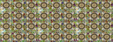 Gri renkli ve altın elementli klasik, pürüzsüz desen. Raster illüstrasyonu.