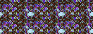 Küçük bir çiçekte eskiz deseni. Raster illüstrasyonu. Güzel kumaş deseni. Güzel çiçek arkaplanı..