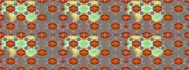 Elle boyanmış suluboya, dikişsiz çiçekler ve bitkiler. Gri ve nötr renkte çiçekler.