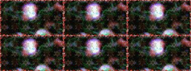 Renkli Bahar Temalı Kusursuz Arkaplan. Düz Çiçek Elementleri Tasarımı. Raster..