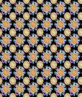 Sorun -suz. Raster illüstrasyon. Küçük çiçek sevimli Çiçek desen.