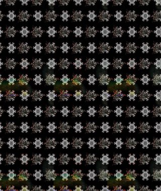 Suluboya elle çizilmiş çiçek desenli eskiz deseni. Parlak renkli fantezi çiçekleri, yapraklar, siyah renkli tomurcuklar.