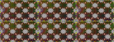 Kahverengi ve gri renkli çiçekler. Raster düz çiçekleri pürüzsüz desen. Tasarım hediye paketi, tebrik kartları, posterler ve afiş tasarımı.