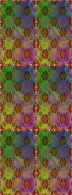 Düz Çiçek Elementleri Tasarımı. Renkli Bahar Temalı Kusursuz Arkaplan. Kahverengi renkli çiçekler. Raster illüstrasyonunda kusursuz çiçek deseni.