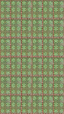 Patlayan çiçekler soyut olarak yerleştirilmiş. Raster deseni. Yumuşak, yeşil ve nötr renklerde bahar çiçekleri. Raster illüstrasyonu.