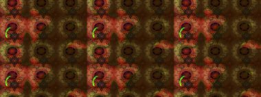 Raster illüstrasyonundaki çiçek desenli çizim. Suluboya tarzında renkler üzerine çiçekler.