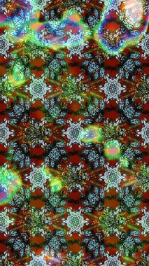 Kullanılabilir Tekstil, tebrik kartı, boyama kitabı, telefon durumda yazdırma için. Hint çiçek desenli madalyon desen. Raster kına dövme tarzı. Etnik Mandala süsleme.