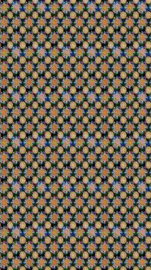 Organic motif background. Raster illustration. Ultrafashionable fabric pattern. Seamless pattern.