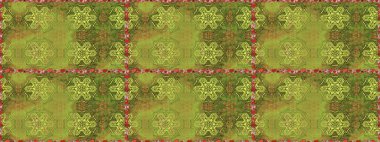 Sevimli çiçek raster deseni. Renkli Bahar Temalı Kusursuz Arkaplan. Yeşil ve sarı renkli çiçekler. Düz Çiçek Elementleri Tasarımı.