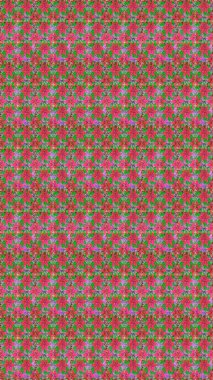 Çiçek ve yapraklı çiçek deseni. Raster illüstrasyonu. Küçük çiçekli şirin desen.