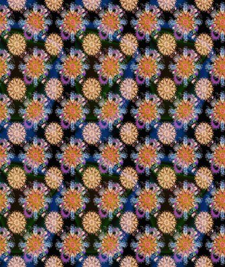 Çiçek mavisi eskiz deseni. Klasik taslak çizimi. Raster çiçek izi..