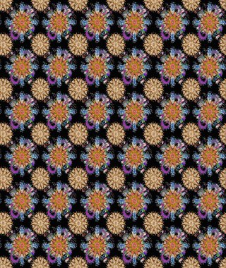 Etnik Mandala süsü. Raster Henna dövme stili. Kızılderili desenli desenli desenli şal deseni. Tekstil, tebrik kartı, boyama kitabı, telefon kılıfı baskısı için kullanılabilir.