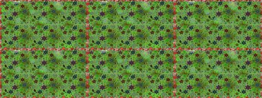 Sevimli çiçek desenli küçük çiçek. Raster resim. Dikişsiz Tony kumaş desen. Moda kumaş deseni.