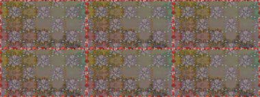 Parlak renkli çiçekleri ve gri ve kahverengi renkte yaprakları olan şaşırtıcı, pürüzsüz çiçek deseni. Moda baskıları için zarif bir şablon. Halk tarzı. Modern çiçek arkaplanı.