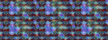 Renkli çiçekler. Raster illüstrasyonu. Çizim çiçek deseni duvar kağıdı için kullanılabilir.