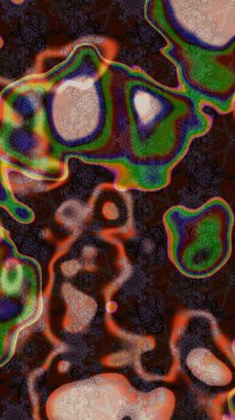 Raster illüstrasyonu. Güzel karalamalı çiçek desenli çizim. Küçük çiçekteki sevimli çiçek deseni. Güzel kumaş deseni.