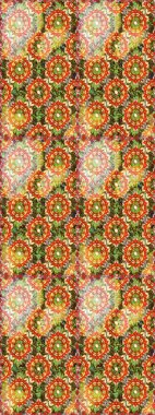 Raster sanatı. Doğu tarzı arabesk. Hassas altın deseni açın. Parlak dantel, stilize çiçekler, şal desenli. Kahverengi renklerde, altın elementlerle kusursuz desen. Kusursuz altın dokular bukleler