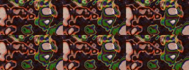 Küçük çiçekteki sevimli çiçek deseni. Güzel karalamalı çiçek desenli çizim. Güzel kumaş deseni. Raster illüstrasyonu.