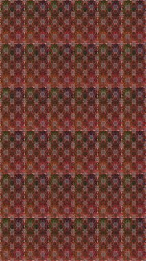 Kusursuz desen. Renkli süs kenarı. Kahverengi ve gri renklerde. Raster illüstrasyonu. Çiçek duvar kağıdı. Hint süsü..