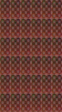 Kusursuz desen. Renkli süs kenarı. Kahverengi ve gri renklerde. Raster illüstrasyonu. Çiçek duvar kağıdı. Hint süsü..