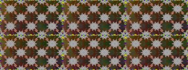 Amazing collage paradise style for floral design. Blossom lilies seamless background. Bright floral collage blossom flowers brown and gray.