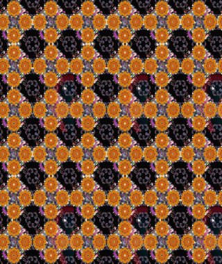 Eski usul. Raster illüstrasyonu. Eskiz geçmişi. Kumaş, tekstil, duvar kağıdı baskısı için. Raster. Tomurcukları çiçekli sevimli çiçek deseni..