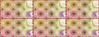 Renkli Bahar Temalı Kusursuz Arkaplan. Çiçekler bej ve nötr renklerde. Düz Çiçek Elementleri Tasarımı. Çiçeksiz desenli arka plan, yaz çiçekleri..